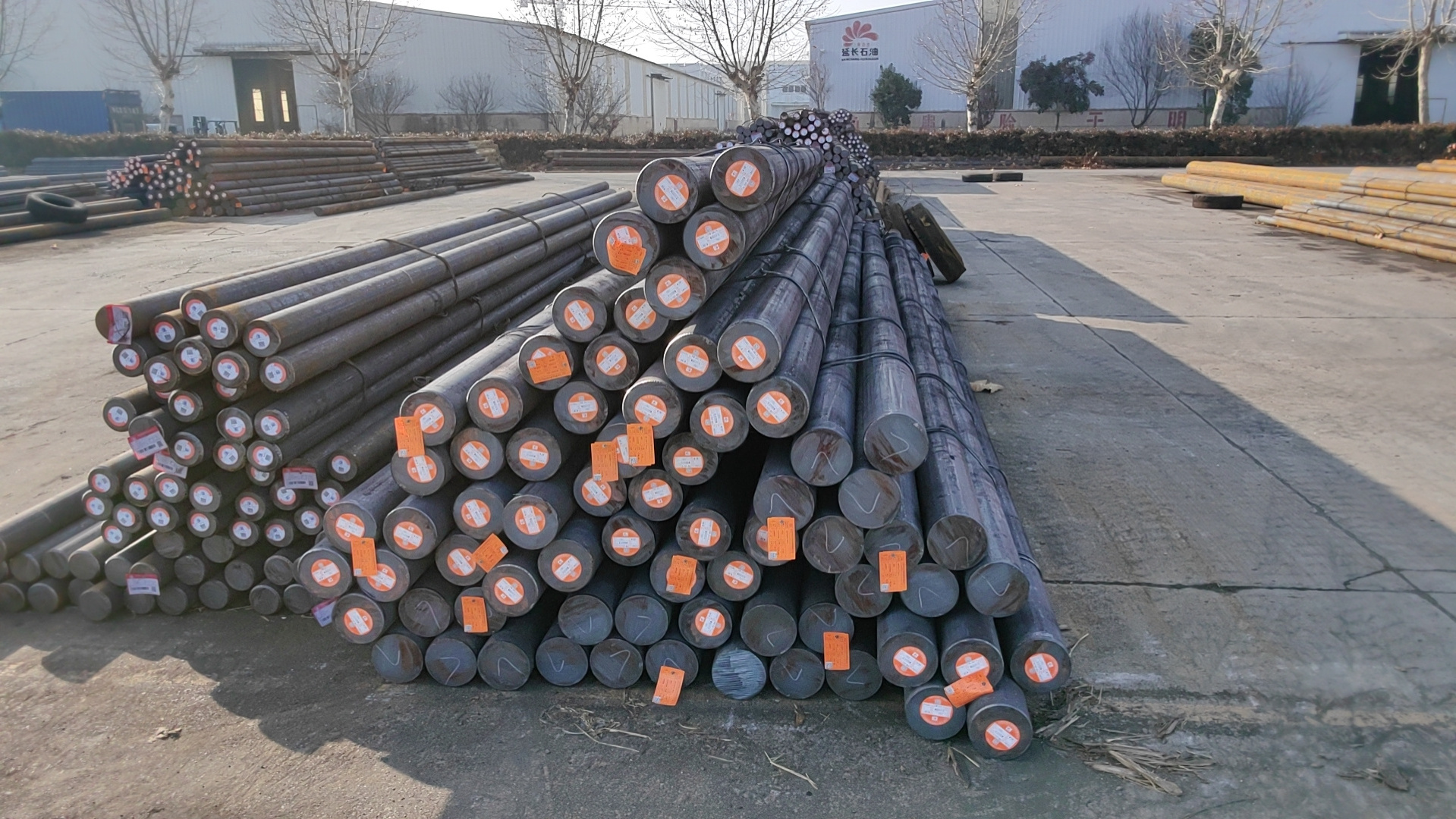 Factory Supply AISI A36 Mild 1020 1040 1045 4140 Solid Round Iron Carbon Steel Rod Bar