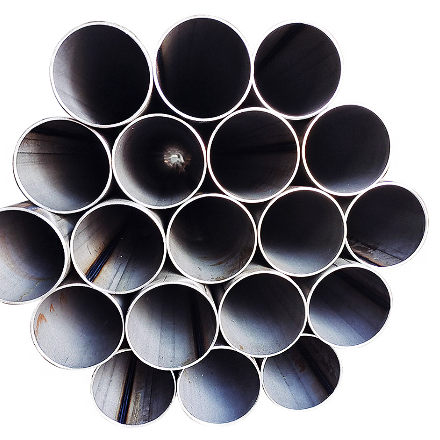 Hot Dip Galvanized 4mm 6mm 8mm Thickness Steel Iron EMT Scaffolding Pipes 12m API GS Tisi SIRM SNI Certified Oil Pipelines