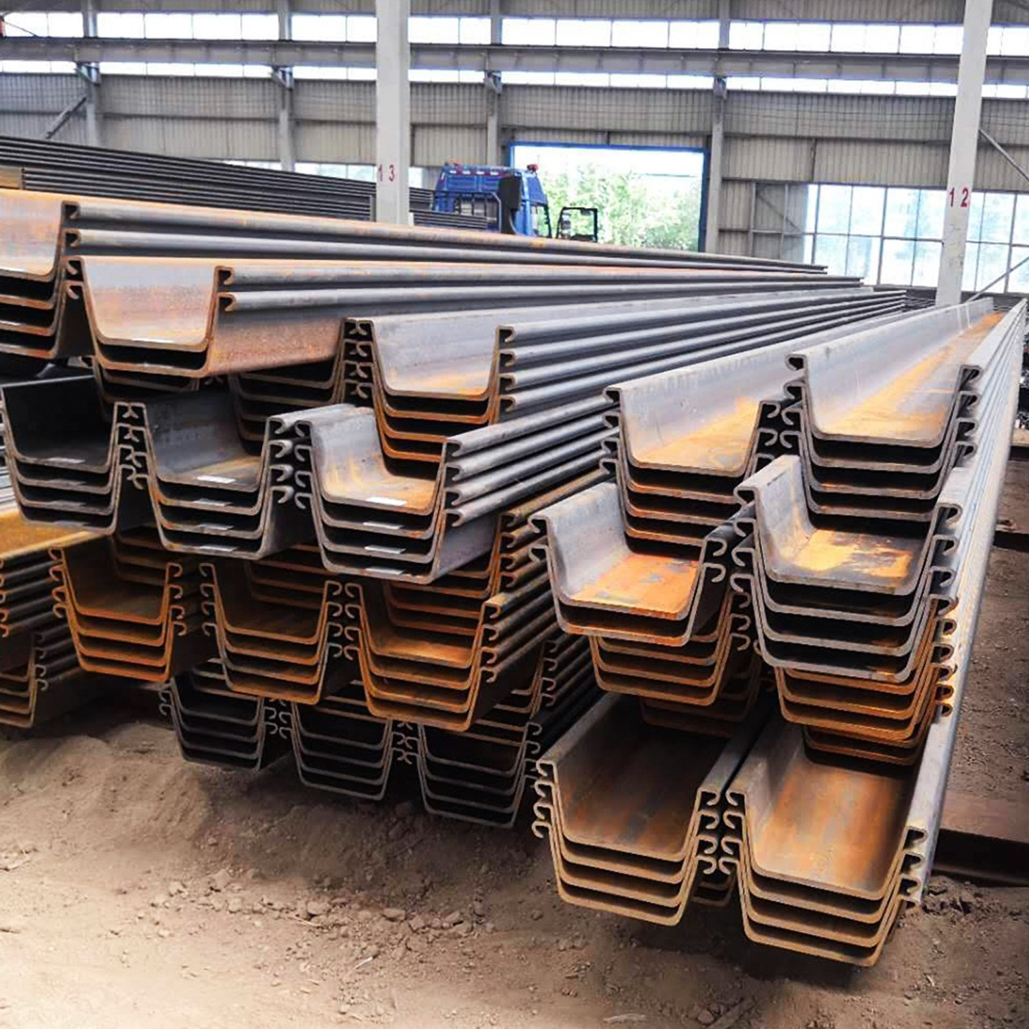 Chinese Panels Steel Piling Prices Vinyl Sheet Pile Type 2 Hot Rolled U Type Steel Sheet Pile