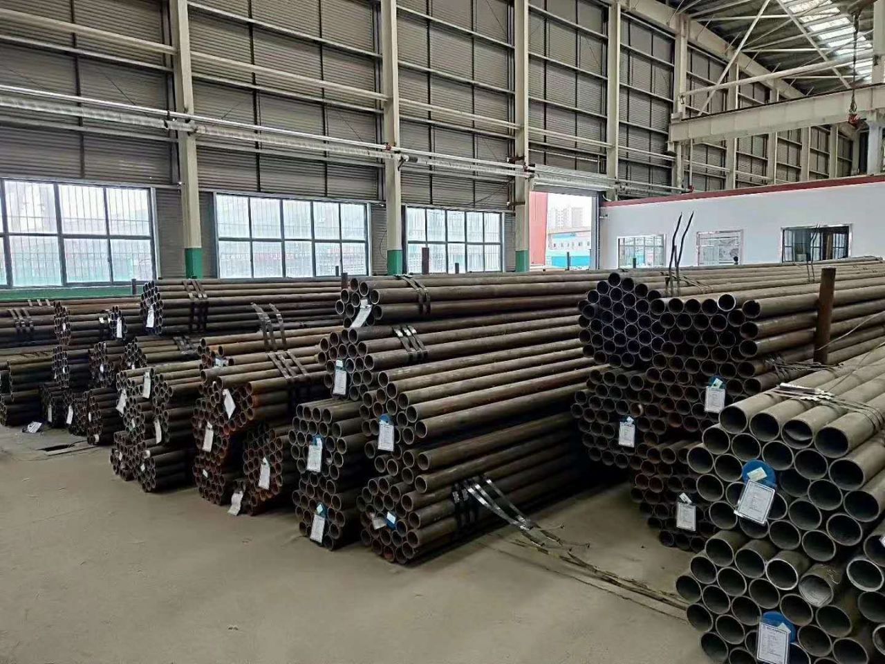 ASTM A106 AA53 API 5L X42  st37 st52 cold drawn seamless carbon steel pipe for pipeline