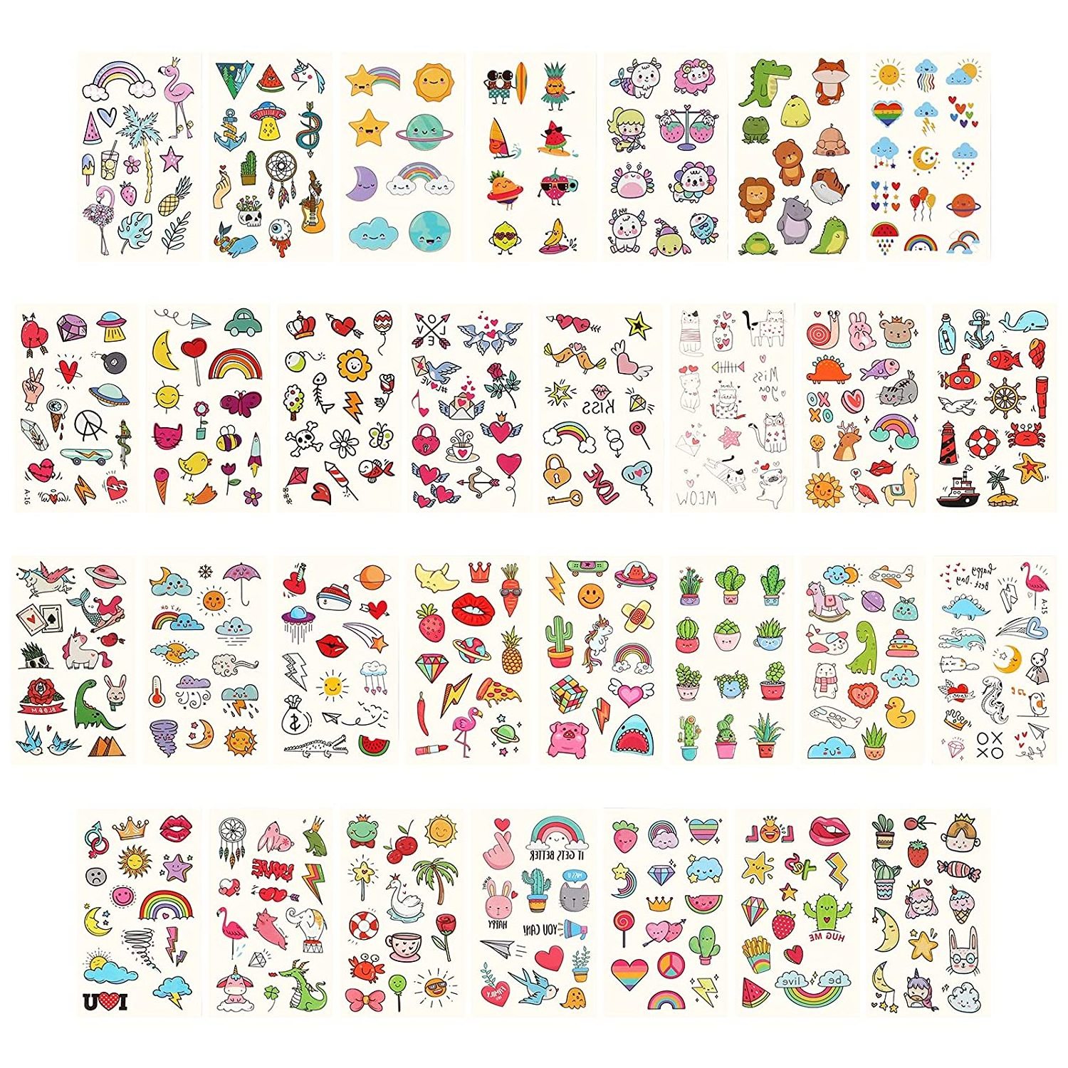 Fashion Custom Tattoo Stickers For Boys And Girls Temporary Tattoo Stickers For Waterproof Tattoo Stickers