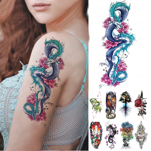 Make Your Own Logo Custom Artwork Design Shape Size Color Finish Eco Waterproof Temporary Tattoo Sticker