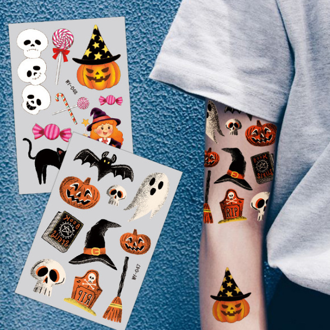 New Style Children Cute Skin Face Body Sticker Tattoo Temporary Tattoo For Kids