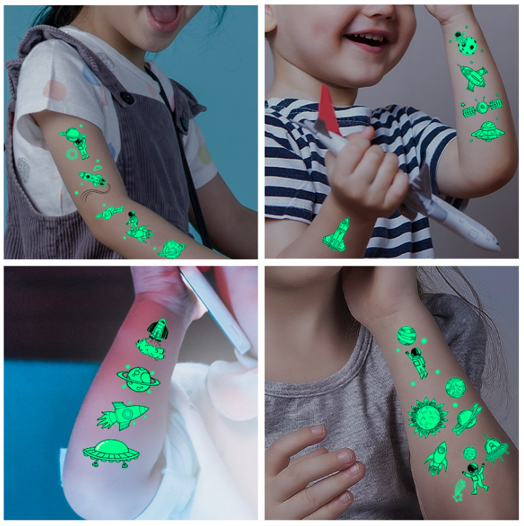 New Style Children Cute Skin Face Body Sticker Tattoo Temporary Tattoo For Kids