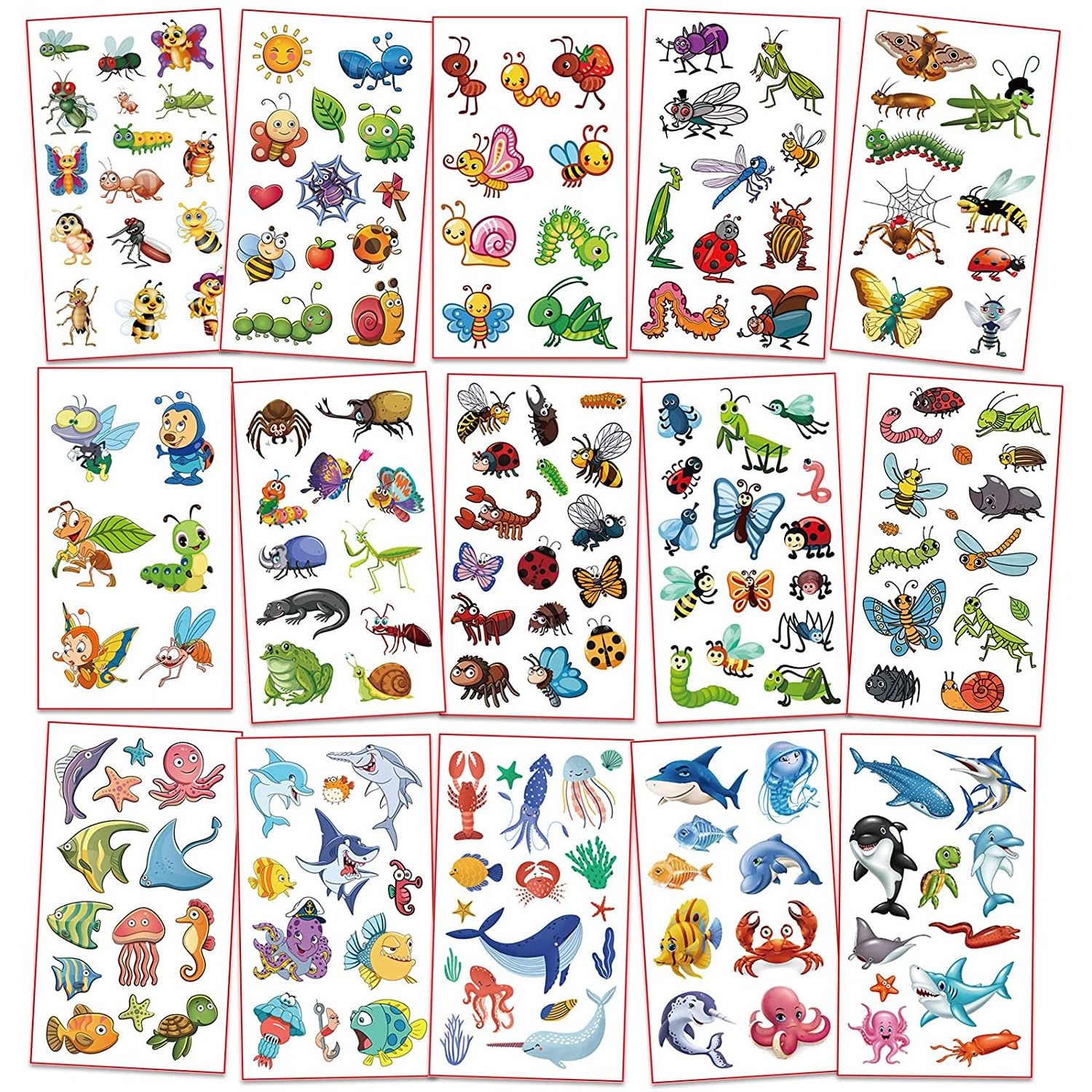 The Latest Design From The Manufacturer Is A Cute Cartoon Art Animal Tattoo Sticker Waterproof Tattoo Sticker