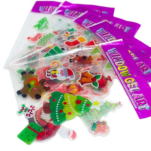 Santa Claus Gel Cling Window Decals ,Christmas crafts