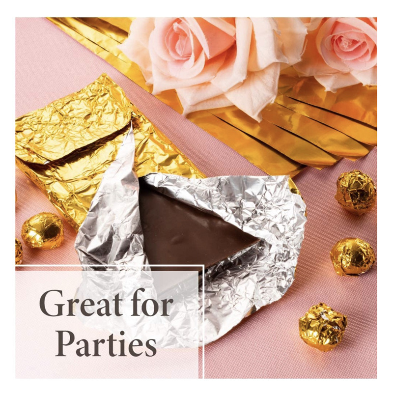 Food Grade Gold Aluminum Foil Food Grade Gold Color Chocolate Candy Food Packaging Wrapping Paper Laminated Aluminum Foil