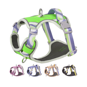 2023 New Pet Supplies Dog Harness Custom Dog Harness Neoprene Personalized Reversible Adjustable Designer Dog Harness