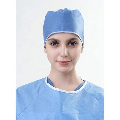 Surgical hair bouffant cap disposable non woven operation room cap surgeon cap