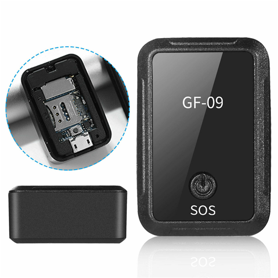 GF09 Mini GSM gprs alarm car locator GPS Tracker with SOS Alarm Function