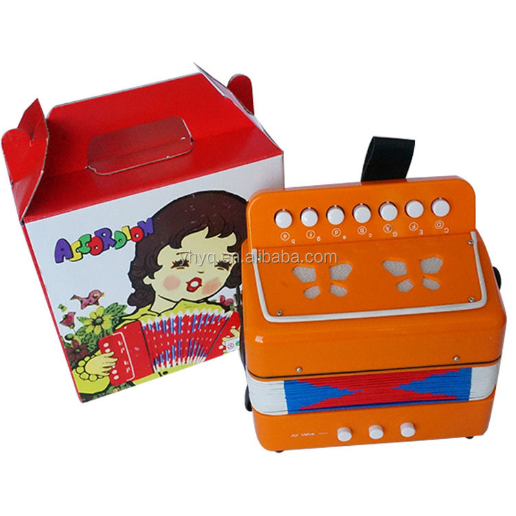 7Button 2Bass 14Tone Junior Accordions,Children toy accordion,musical instrument for little kids