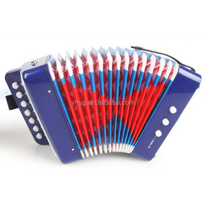 7Button 2Bass 14Tone Junior Accordions,Children toy accordion,musical instrument for little kids