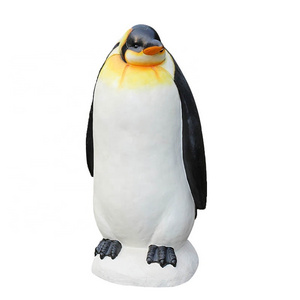 Customized animal figurines lifesize resin penguin statue wholesale cute penguin statue decorative outdoor garden figurine arts