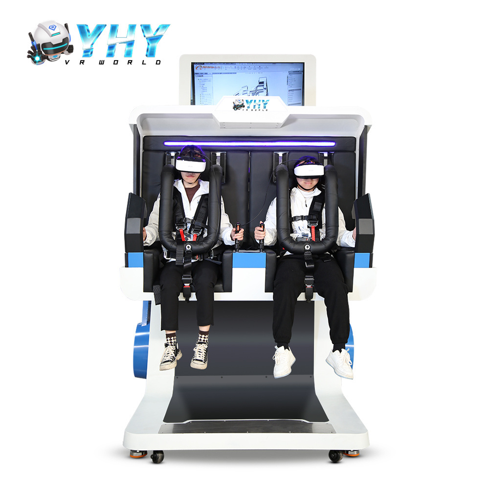 Theme Park YHY Playground 2 Chairs Customized Immersive Experience Gaming Set 9D vr 360 Vr Simulator Virtual Reality