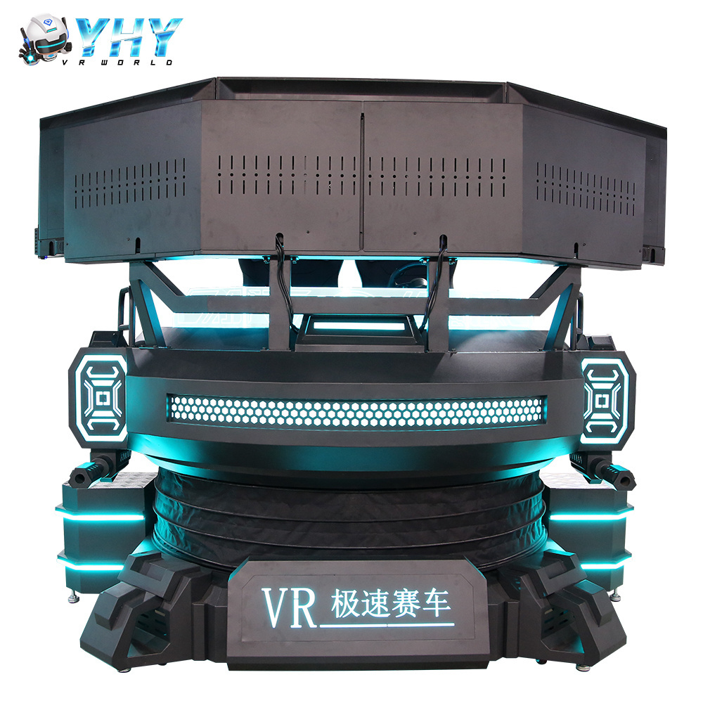 Yhy Amusement Park Indoor Motion F1 Steering Wheel Driving High Quality Vr Car Simulator Racing Game