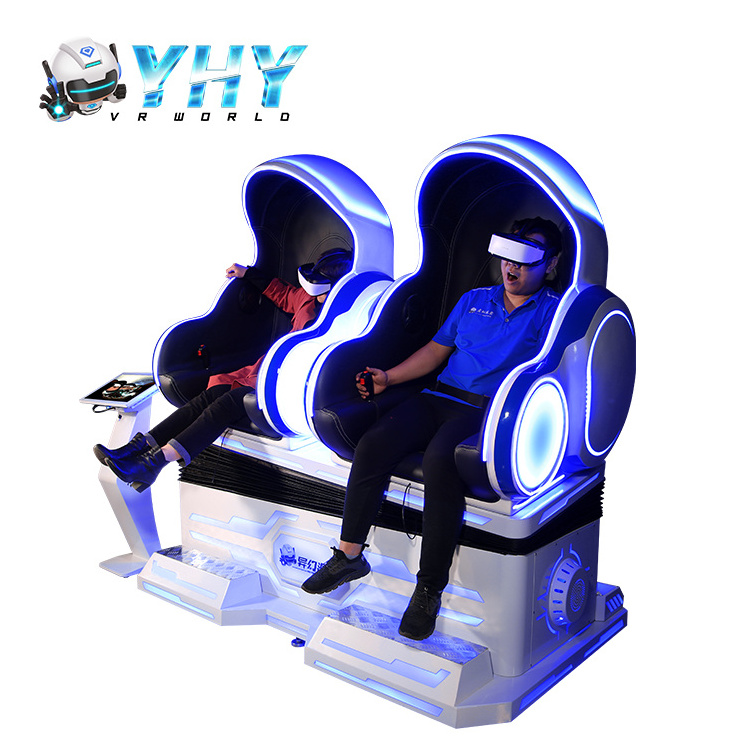 Hot Sale Over 200 Movies Roller Coater Shooting 9D Vr Chair 5d 7d 8d Virtual Reality Egg Vr Game Machine