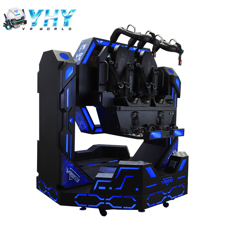 YHY Shopping Mall Indoor Flight Equipmernt Game Roller Coaster 1080 Simulator VR Arcade Machine 360 Vr Chair