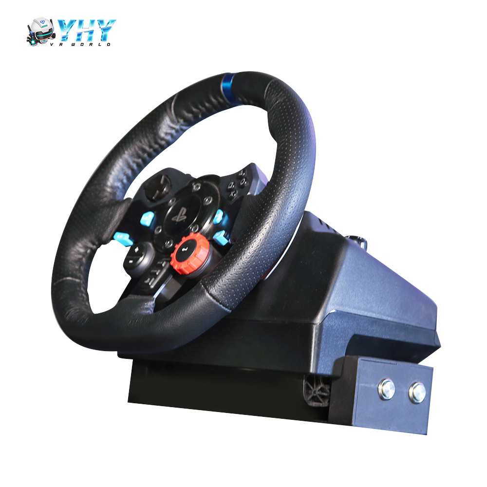 YHY First All-aluminum Alloy Steering wheel Driving Car for School Pedals Bracket Dynamic driving simulator driving school