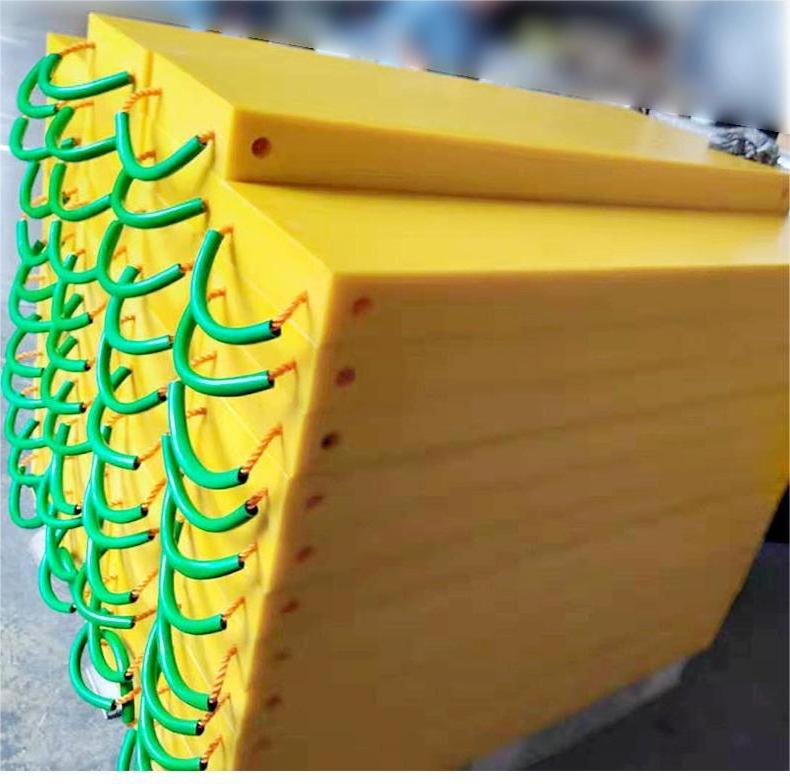 Durable anti-slip UHMWPE pad heavy duty pad crane jack pad for automobile