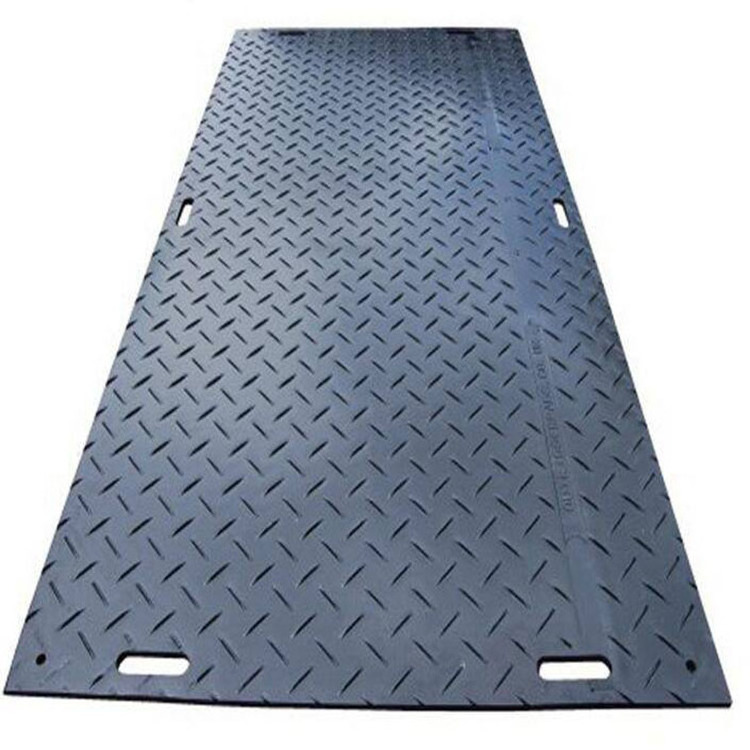 Drill Sites Uhmwpe Mats Ground Guards System Ground Stabilisation Mats Wooden Box PE Pattern Lawn Ground Protection Mats Mud,