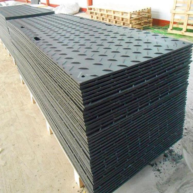 HDPE Eco-Friendly Temporary Road Mat for Heavy Machinery Plastic Ground Protection with Custom Cutting and Moulding Services