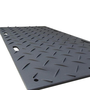 Drill Sites Uhmwpe Mats Ground Guards System Ground Stabilisation Mats Wooden Box PE Pattern Lawn Ground Protection Mats Mud,