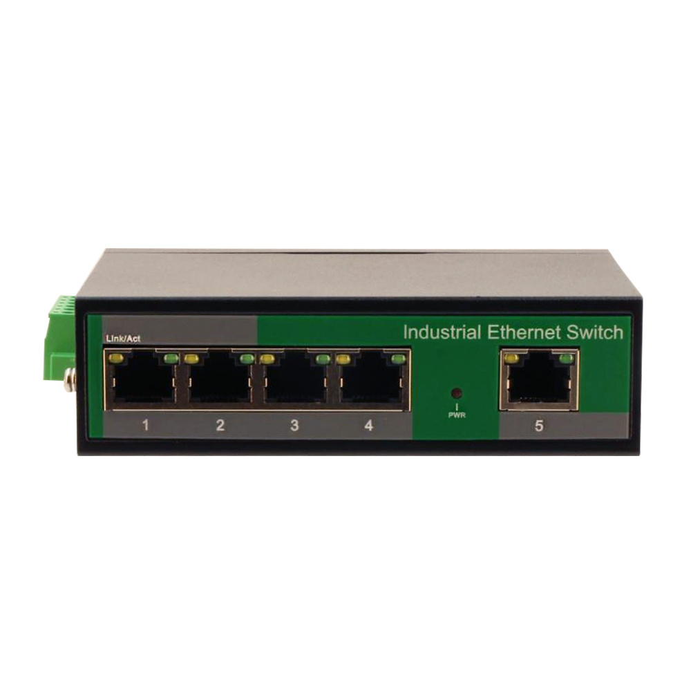 Yeacomm SW100-05-AGB Industrial Ethernet Switch Gigabit 5 Ports Non-managed 1000Mbps RJ45 port Network Switches with din rail