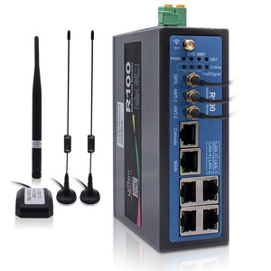 Support Modbus TCP RTU VPN R100 3G 4G wireless LTE router industrial with IO ports