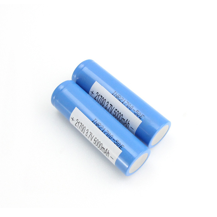 Original High Capacity Grade A Rechargeable Batteries Li-ion INR21700 50E 5000mAh 10A Cell for E-scooter E-bike Battery Pack