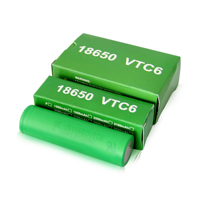 Authentic 18650 VTC6 battery 3000mAh 20A 30A rechargeable battery 3.6V 18650 li-ion battery VTC4 VTC5 VTC6A for sony original