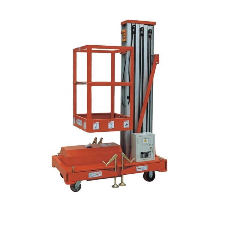 China Small Electric Mini Scissor Lift With Single Mast