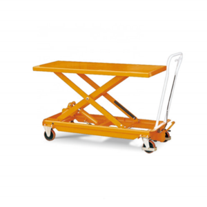 500kg Large Table Manual Scissor Lifting Table Truck For Sale