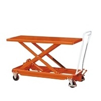 500kg Large Table Manual Scissor Lifting Table Truck For Sale