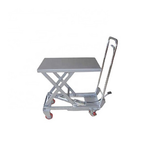 Hydraulic Aluminum Manual Scissor Lift Table In Stock