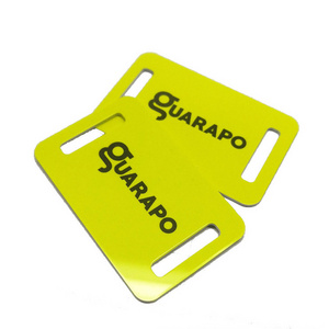 Custom Non-standard Plastic PVC Combo Card Die Cut RFID PVC Loyalty Tag Card with Punched Hole