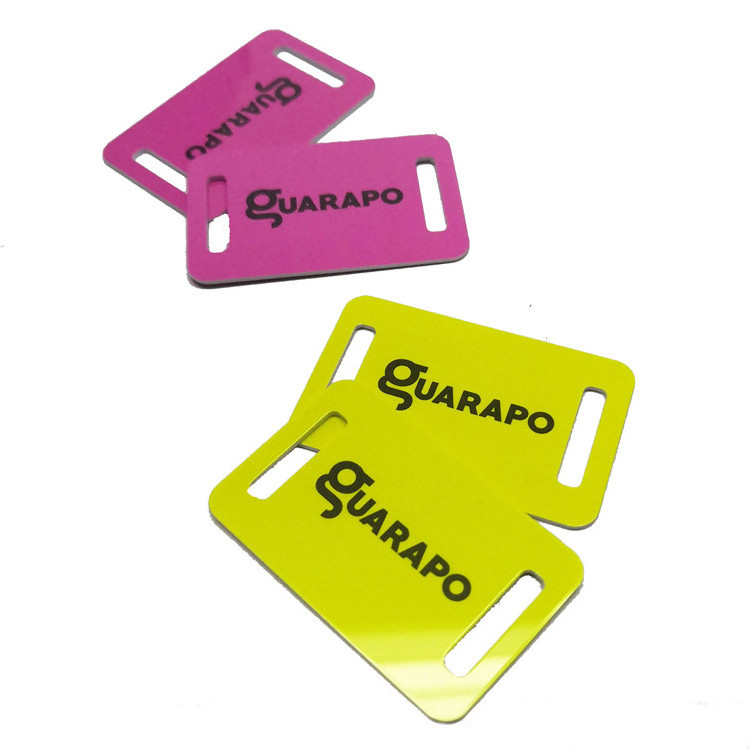 Custom Non-standard Plastic PVC Combo Card Die Cut RFID PVC Loyalty Tag Card with Punched Hole