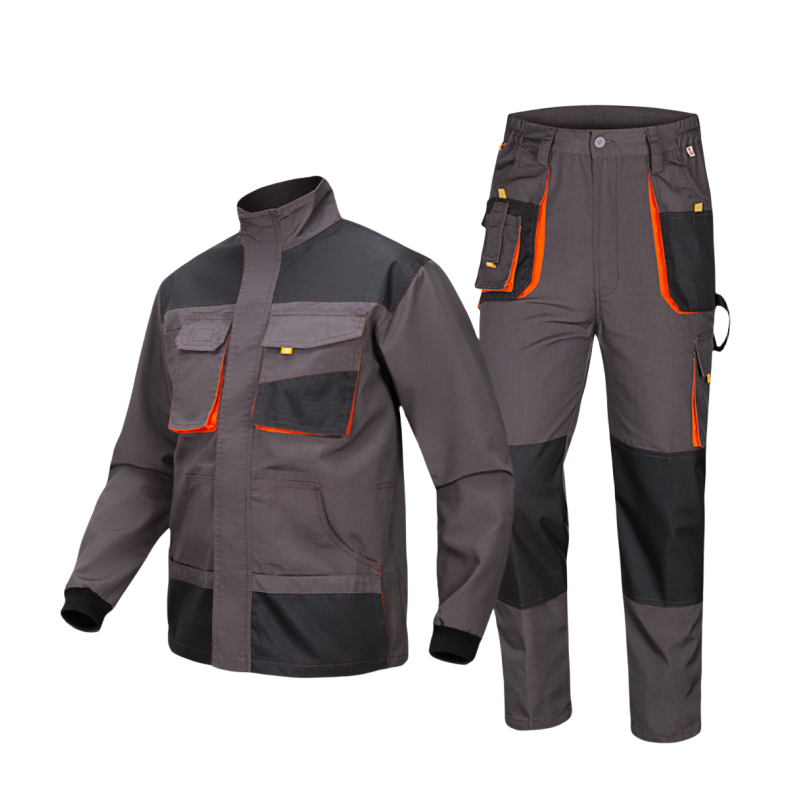 Multi pocket Safety Cargo Pants for Men, Engineering and Mining Work Uniform, maintenance worker Workwear