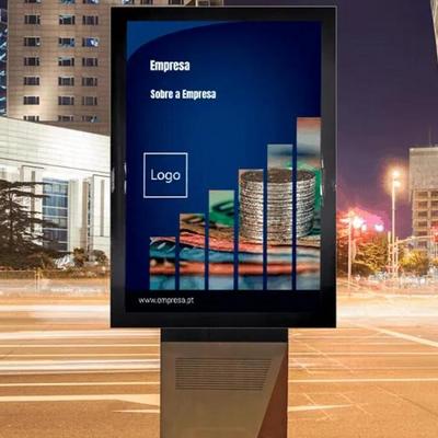 Outdoor Mupi Public LED Media Lightbox for size 24x36 inch  poster frame Light Box street light advertising