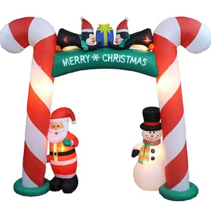 2024 Giant Santa Claus Carrying A Bag Full Of Presents Christmas Advertising giant Inflatable Christmas Santa