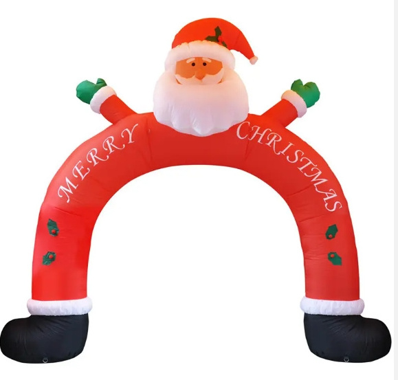 2024 Giant Santa Claus Carrying A Bag Full Of Presents Christmas Advertising giant Inflatable Christmas Santa