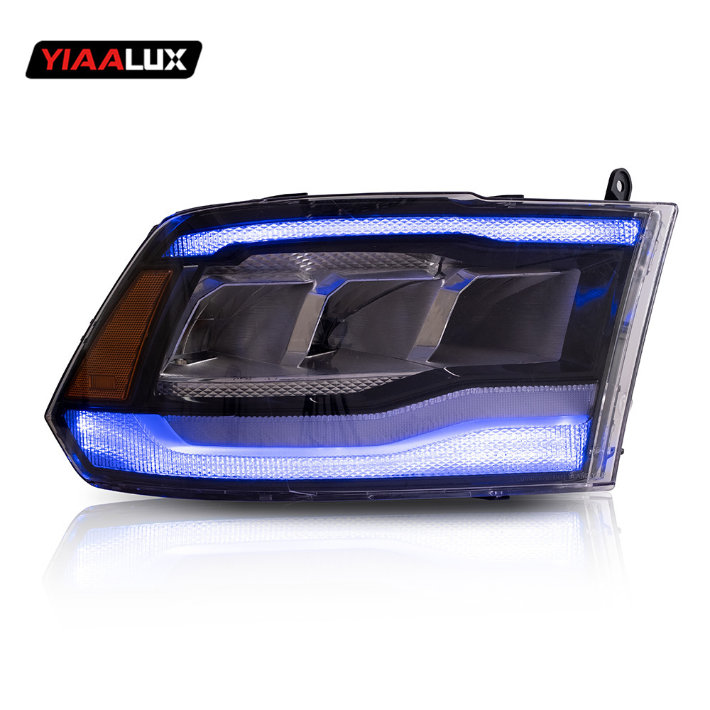 Car Headlight For Dodge RAM 1500 2500 LED Headlights 2007-2013 HeadLamp DRL Signal Projector Lens Automotive Accessories