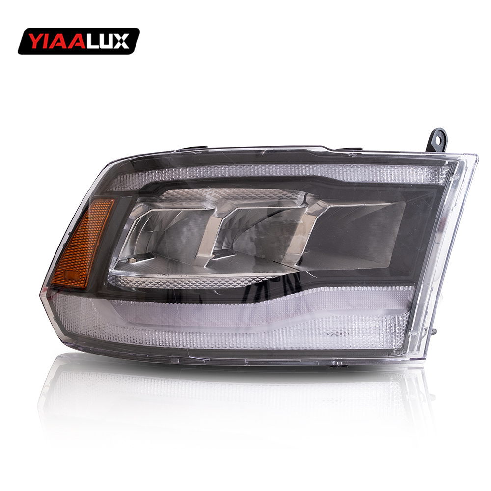 Car Headlight For Dodge RAM 1500 2500 LED Headlights 2007-2013 HeadLamp DRL Signal Projector Lens Automotive Accessories