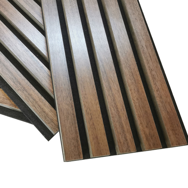 Sound Absorption MDF Wood Slat Soundproof Wall And Ceiling Wood Slat Acoustic Panels