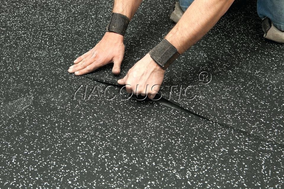 Sound Insulation Rubber Floor Under Mat Acoustic Underlay for Gym