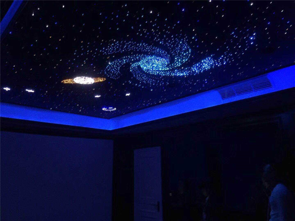 starry ceiling polyester fiber  acoustic\/sound-absorption panel ceiling decorative panels