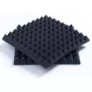 12 PCS 1"x 12"x 12" Charcoal Acoustic Foam Tiles Studio Wedge Panels Wall Room KTV Cinema Flat Egg Crate Sound Absorption