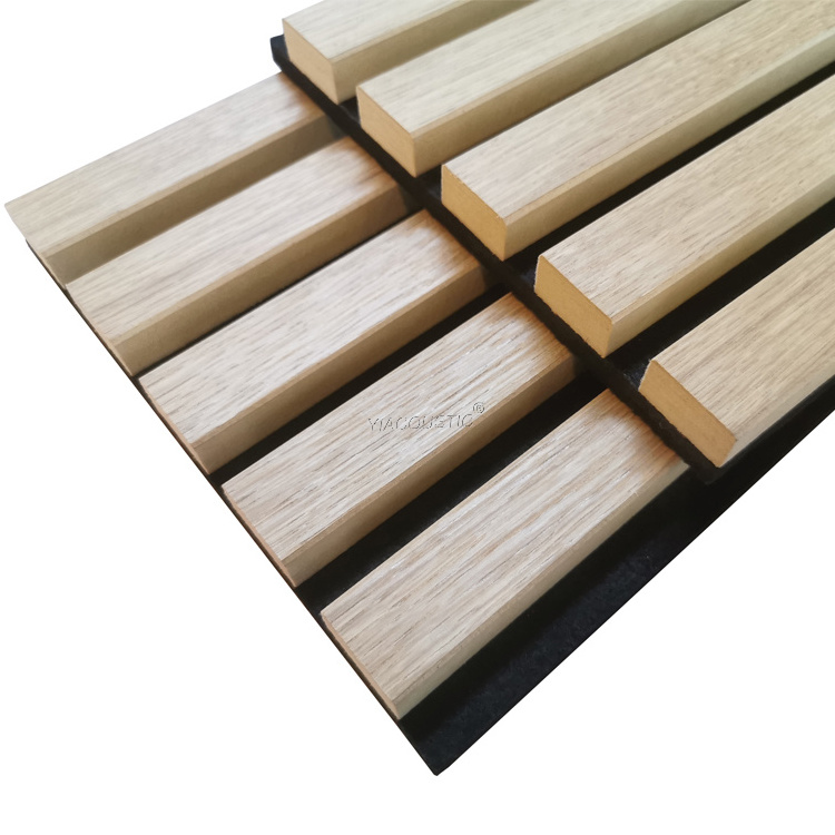 Sound Absorption MDF Wood Slat Soundproof Wall And Ceiling Wood Slat Acoustic Panels