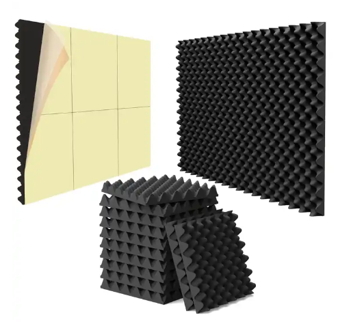 Yiacoustic Acoustic Foam Panels Tiles Wedge Soundproofing Foam Noise Can ceiling Foam for Studios Recording Home Studios Offices