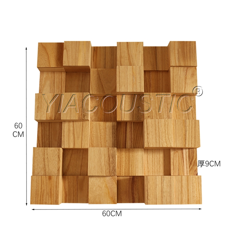 ceiling 3D diffuser panel eco friendly Wall Decoration Absorbs sound Acoustic Diffuser for room/ office/Home theater