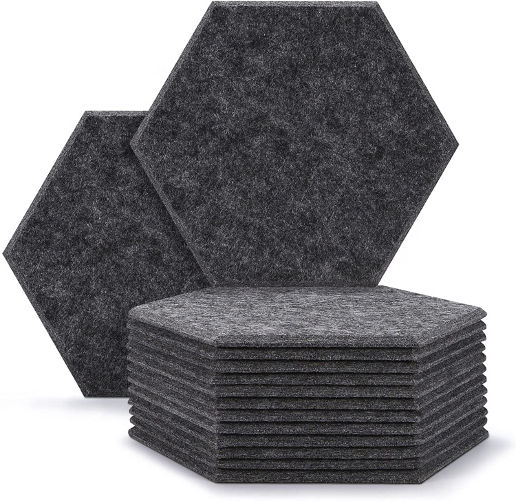 Sound Proof Cubicles Acoustic Materials for Auditorium Decorative Wall Tiles Soundproof Felt Polyester Acoustic Panels